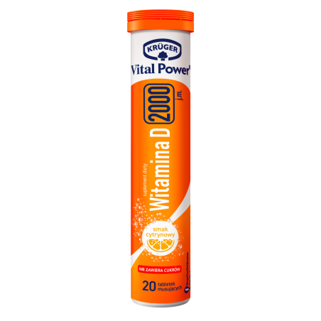 Witamina D 2000 j.m 84g, witamina musująca