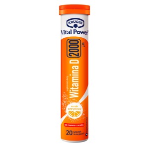 Witamina D 2000 j.m 84g, witamina musująca