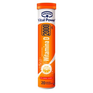 Witamina D 2000 j.m 84g, witamina musująca