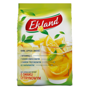 Ekland Napój herbaciany instant o smaku cytrynowym 300 g