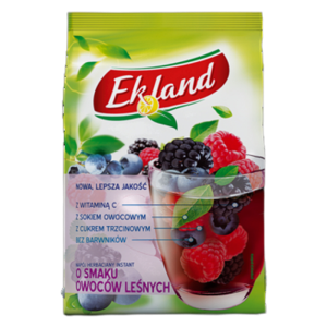 Ekland Napój herbaciany instant o smaku owoców leśnych 300 g