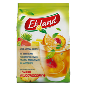 Ekland Napój herbaciany instant o smaku wieloowocowym 300 g