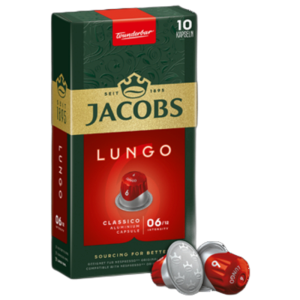 Jacobs Lungo Classico 6 Kawa mielona 10 kapsułek 52 g