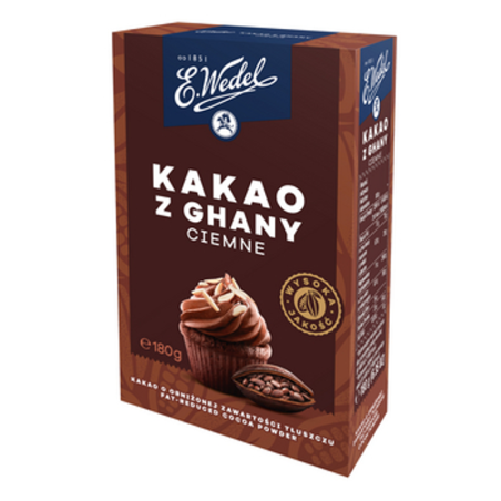 E. Wedel Kakao ciemne z Ghany 180g