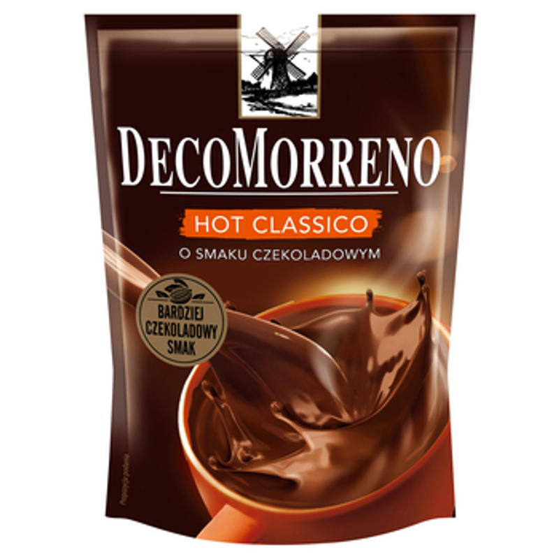 DecoMorreno La Festa Chocolatta Hot Classico Napój instant o smaku czekoladowym 150 g
