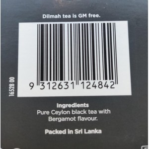 Dilmah Gourmet Earl Grey Tea Czarna Herbata z Olejkiem Bargamoty 25 Torebek
