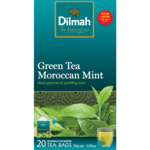 Dilmah Green Tea Moroccant Mint - Zielona Herbata Miętowa 20 Torebek