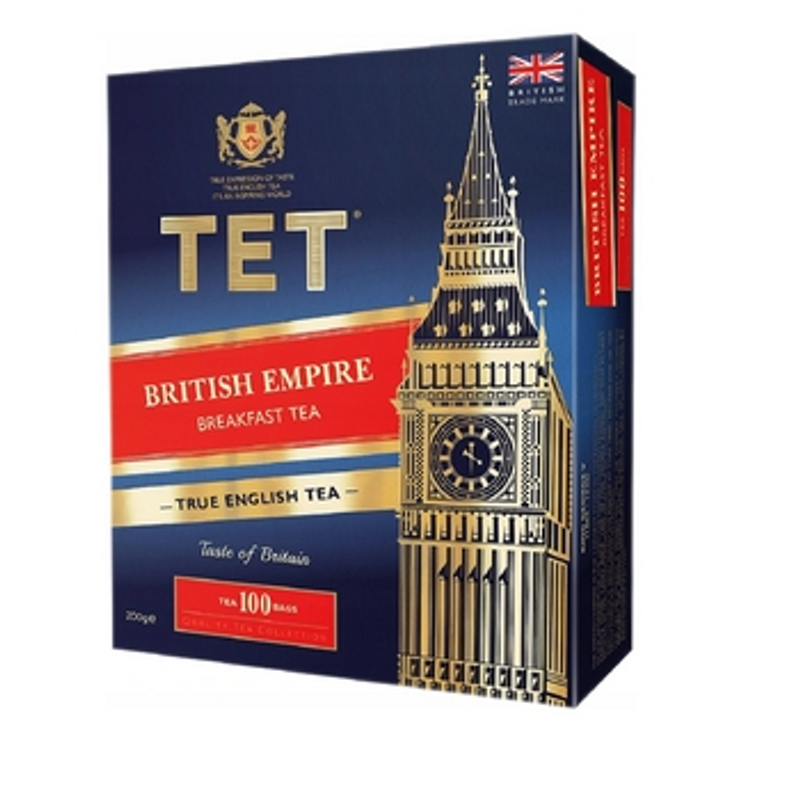 TET miesznka British Empire Black Tea 100 torebek x 2g