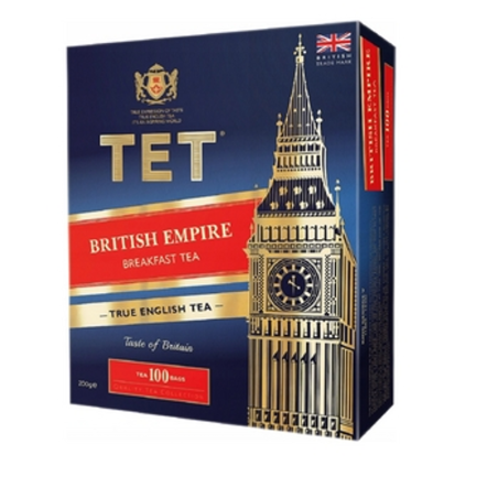 TET miesznka British Empire Black Tea 100 torebek x 2g