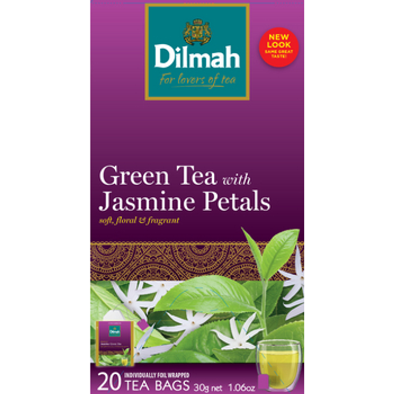Dilmah Green Tea with Jasmine Petals 20x1,5 g