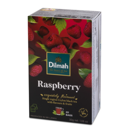 Dilmah Raspberry Flavoured Black Tea 20x1,5 g