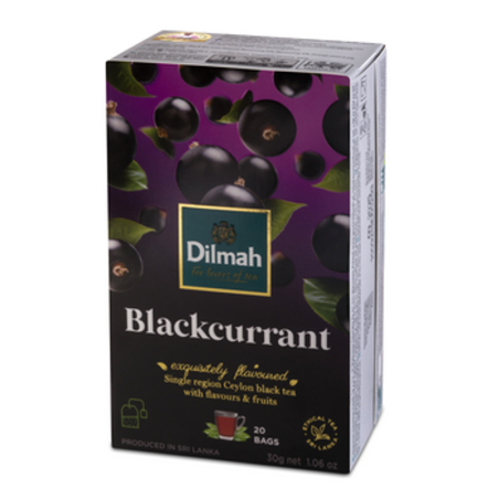 Dilmah Blackcurrant Flavoured Black Tea 20x1,5 g