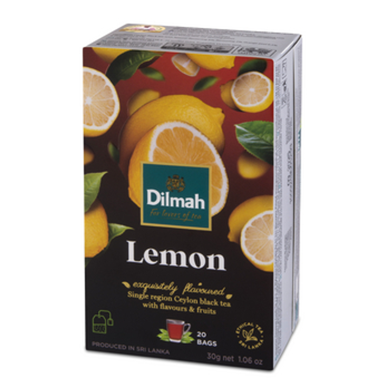Dilmah Lemon Flavoured Black Tea 20x1,5 g