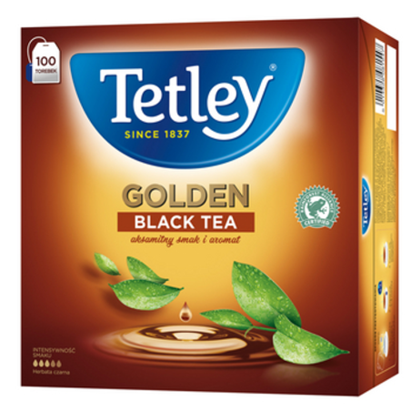 Herbata Tetley Golden Black 100 torebek x 2g