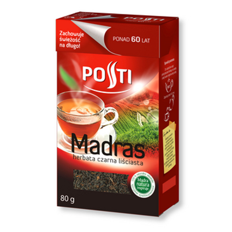 Posti Madras Liściasta Czarna 80 g