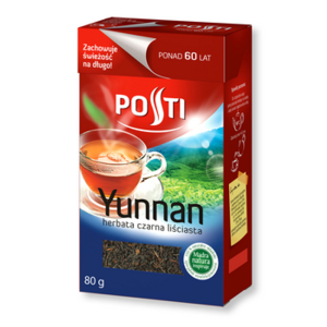 Posti Yunnan Liściasta Czarna 80 g