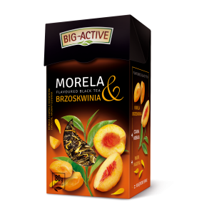 Big-Active Herbata czarna aromatyzowana brzoskwinią i morelą 80g