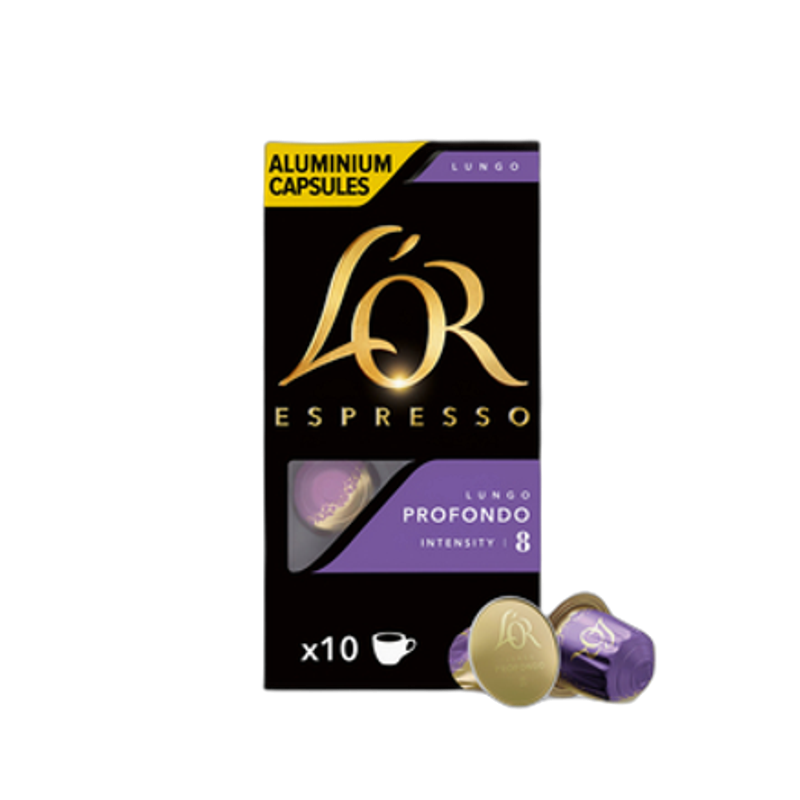 L'OR Espresso Lungo Profondo Kawa mielona w kapsułkach 10 kapsułek 52g