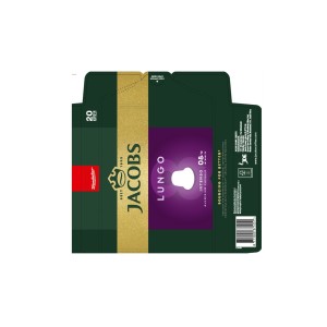 Jacobs Lungo Intenso 8 Kawa mielona w kapsułkach 20 szt, 104 g