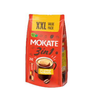 Napój kawowy Mokate 3w1 XXL 20+4 (17g x 24)