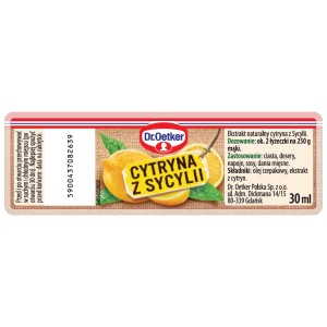 Dr. Oetker Ekstrakt Cytryna z Sycylii 30ml