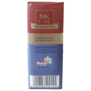 MK Cafe Mildano Bezkofeinowa 250 g kawa palona mielona
