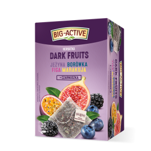 Big-Active herbatka owocowa Dark Fruits jeżyna, borówka, figa, marakuja + czarnuszka 20torebek x 2,25g/45g