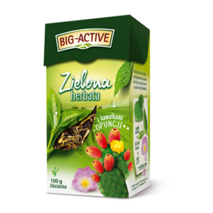 Big-Active - Herbata zielona z opuncją (100g)