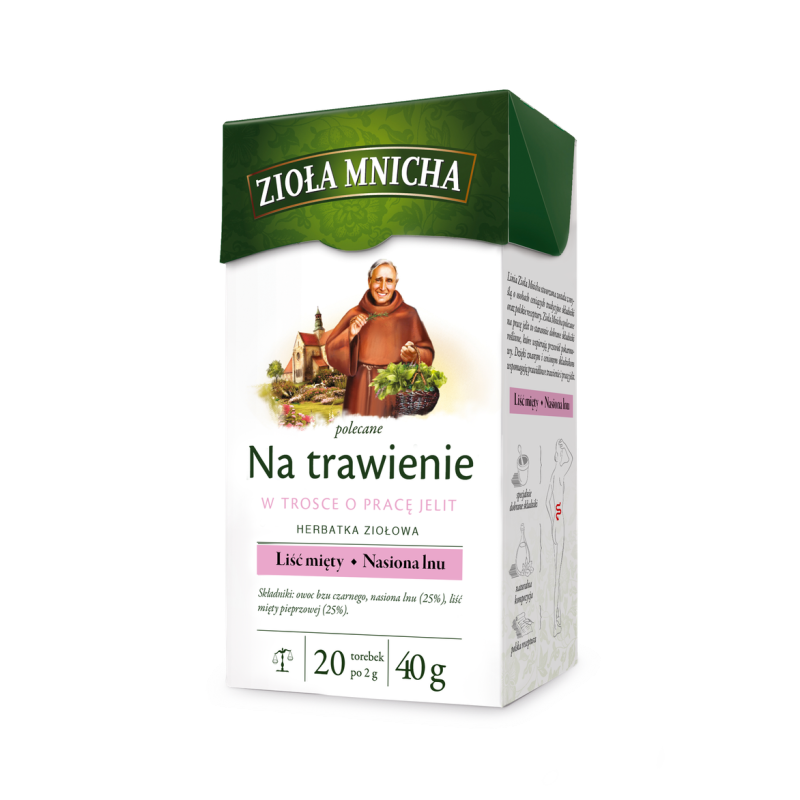 Zioła Mnicha na trawienie 20tb/40g