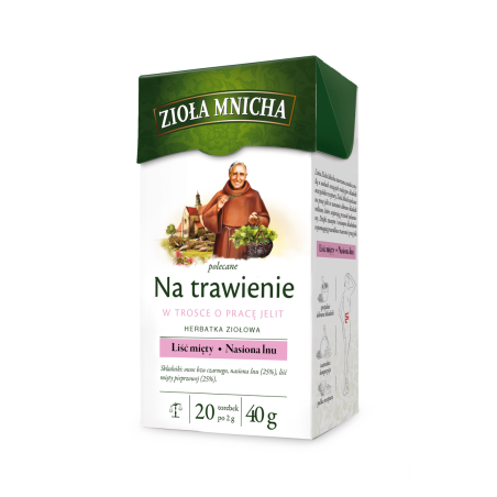 Zioła Mnicha na trawienie 20tb/40g