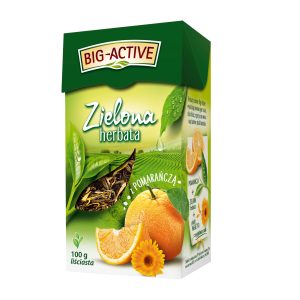 Big-Active - Herbata zielona z pomarańczą 100g