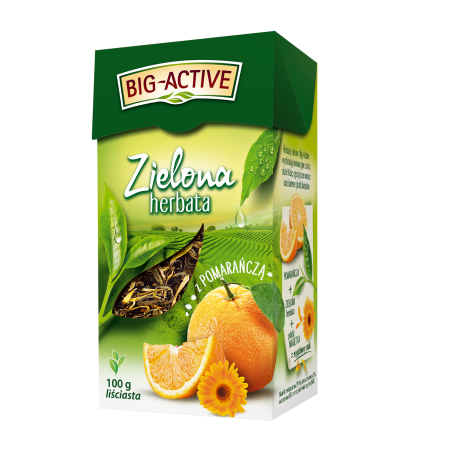Big-Active - Herbata zielona z pomarańczą 100g