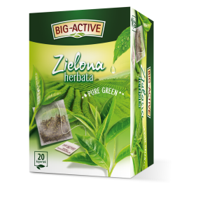 Big-Active - Herbata zielona Pure Green (ekspresowa) (20tb x 1,5g)