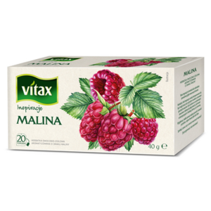 Herbata Vitax Inspiracje Malina 20 torebek x 2g