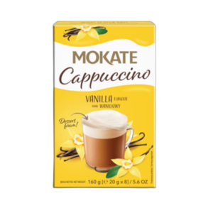 Mokate Cappuccino o smaku waniliowym 160 g (20 g x 8)