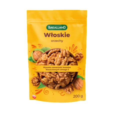 Orzechy włoskie 200g Bakalland