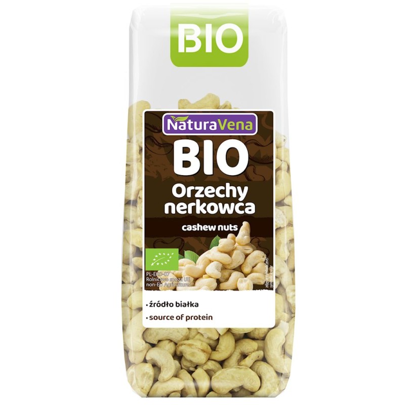 NATURAVENA Ekologiczne orzechy nerkowca 100g