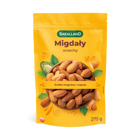 Migdały łuskane 275g Bakalland