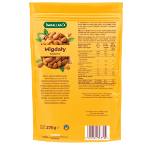 Migdały łuskane 275g Bakalland