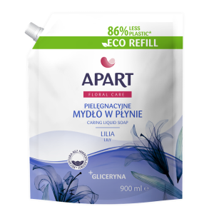 Apart Floral care pielęgnacyjne mydło w płynie 900ml refill Lilia