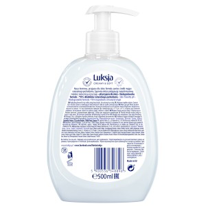 Luksja Creamy & Soft Kremowe mydło w płynie Len i Mleczko ryżowe 500 ml