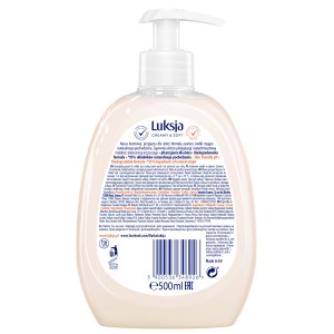 Luksja Creamy & Soft Kremowe mydło w płynie Brzoskwinia i Biała herbata 500 ml