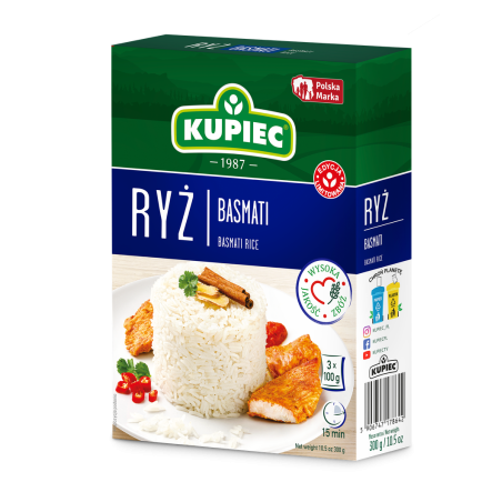 Kupiec Ryż basmati 3x100G