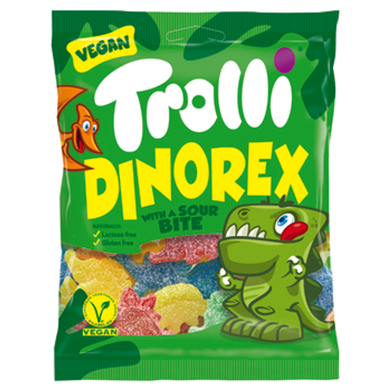 Trolli Dino Rex - żelki wegańskie 100g