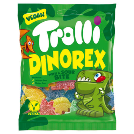 Trolli Dino Rex - żelki wegańskie 100g