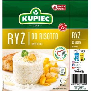 Kupiec Ryż do risotto 3x100g
