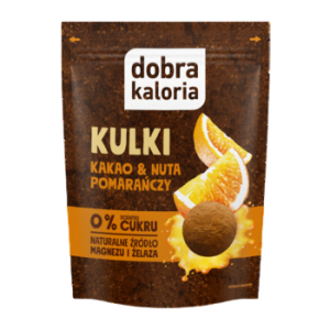 dobra kaloria Kulki kakao & nuta pomarańczy 65 g