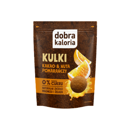 dobra kaloria Kulki kakao & nuta pomarańczy 65 g