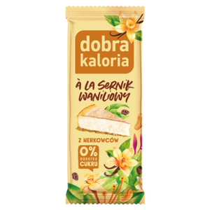 dobra kaloria Baton z nerkowców ala sernik waniliowy 35 g