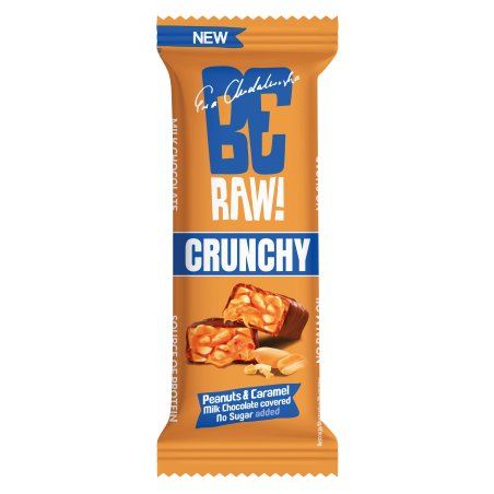 BeRAW Baton Crunchy Peanuts & Caramel 40g